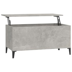 vidaXL Couchtisch Betongrau 90x44,5x45 cm Holzwerkstoff