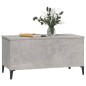 vidaXL Couchtisch Betongrau 90x44,5x45 cm Holzwerkstoff vidaXL Couchtisch Betongrau 90x44,5x45 cm Holzwerkstoff
