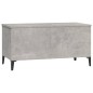 vidaXL Couchtisch Betongrau 90x44,5x45 cm Holzwerkstoff vidaXL Couchtisch Betongrau 90x44,5x45 cm Holzwerkstoff