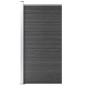 vidaXL Zaunelement WPC 95x186 cm Schwarz vidaXL Zaunelement WPC 95x186 cm Schwarz