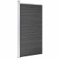 vidaXL Zaunelement WPC 95x186 cm Schwarz vidaXL Zaunelement WPC 95x186 cm Schwarz