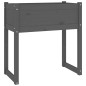 vidaXL Pflanzkübel Grau 78x40x81 cm Massivholz Kiefer vidaXL Pflanzkübel Grau 78x40x81 cm Massivholz Kiefer