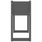 vidaXL Pflanzkübel Grau 78x40x81 cm Massivholz Kiefer vidaXL Pflanzkübel Grau 78x40x81 cm Massivholz Kiefer