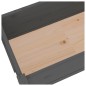 vidaXL Pflanzkübel Grau 78x40x81 cm Massivholz Kiefer vidaXL Pflanzkübel Grau 78x40x81 cm Massivholz Kiefer