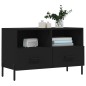 vidaXL TV-Schrank Schwarz 80x36x50 cm Holzwerkstoff vidaXL TV-Schrank Schwarz 80x36x50 cm Holzwerkstoff