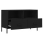 vidaXL TV-Schrank Schwarz 80x36x50 cm Holzwerkstoff vidaXL TV-Schrank Schwarz 80x36x50 cm Holzwerkstoff