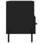 vidaXL TV-Schrank Schwarz 80x36x50 cm Holzwerkstoff vidaXL TV-Schrank Schwarz 80x36x50 cm Holzwerkstoff