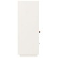 vidaXL Highboard Weiß 67x40x108,5 cm Massivholz Kiefer vidaXL Highboard Weiß 67x40x108,5 cm Massivholz Kiefer