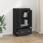 vidaXL Highboard Schwarz 60x35,5x103,5 cm Holzwerkstoff vidaXL Highboard Schwarz 60x35,5x103,5 cm Holzwerkstoff