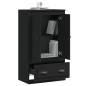 vidaXL Highboard Schwarz 60x35,5x103,5 cm Holzwerkstoff vidaXL Highboard Schwarz 60x35,5x103,5 cm Holzwerkstoff