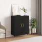 vidaXL Sideboard Schwarz 69,5x34x90 cm Holzwerkstoff vidaXL Sideboard Schwarz 69,5x34x90 cm Holzwerkstoff