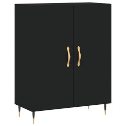 vidaXL Sideboard Schwarz 69,5x34x90 cm Holzwerkstoff