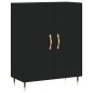 vidaXL Sideboard Schwarz 69,5x34x90 cm Holzwerkstoff vidaXL Sideboard Schwarz 69,5x34x90 cm Holzwerkstoff