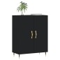 vidaXL Sideboard Schwarz 69,5x34x90 cm Holzwerkstoff vidaXL Sideboard Schwarz 69,5x34x90 cm Holzwerkstoff