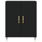 vidaXL Sideboard Schwarz 69,5x34x90 cm Holzwerkstoff vidaXL Sideboard Schwarz 69,5x34x90 cm Holzwerkstoff