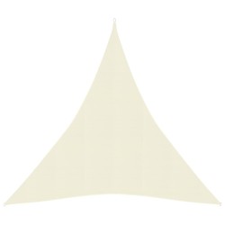 vidaXL Sonnensegel 160 g/m² Cremeweiß 3x4x4 m HDPE