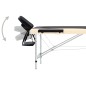 Massageliege Klappbar 2-Zonen Aluminiumgestell Schwarz Beige Massageliege Klappbar 2-Zonen Aluminiumgestell Schwarz Beige