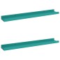 vidaXL Wandregale 2 Stk. Blau 60x9x3 cm vidaXL Wandregale 2 Stk. Blau 60x9x3 cm