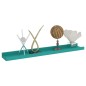 vidaXL Wandregale 2 Stk. Blau 60x9x3 cm vidaXL Wandregale 2 Stk. Blau 60x9x3 cm