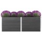 vidaXL Garten-Hochbeet 250 x 50 x 91 cm WPC Grau vidaXL Garten-Hochbeet 250 x 50 x 91 cm WPC Grau