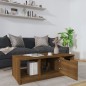 vidaXL Couchtisch Braun Eichen-Optik 102x50x36 cm Holzwerkstoff vidaXL Couchtisch Braun Eichen-Optik 102x50x36 cm Holzwerkstoff