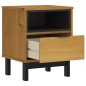 vidaXL Nachttisch FLAM 40x35x50 cm Massivholz Kiefer vidaXL Nachttisch FLAM 40x35x50 cm Massivholz Kiefer