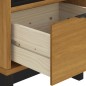 vidaXL Nachttisch FLAM 40x35x50 cm Massivholz Kiefer vidaXL Nachttisch FLAM 40x35x50 cm Massivholz Kiefer