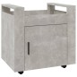 vidaXL Bürowagen Betongrau 60x45x60 cm Holzwerkstoff vidaXL Bürowagen Betongrau 60x45x60 cm Holzwerkstoff