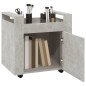 vidaXL Bürowagen Betongrau 60x45x60 cm Holzwerkstoff vidaXL Bürowagen Betongrau 60x45x60 cm Holzwerkstoff