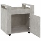 vidaXL Bürowagen Betongrau 60x45x60 cm Holzwerkstoff vidaXL Bürowagen Betongrau 60x45x60 cm Holzwerkstoff