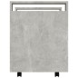 vidaXL Bürowagen Betongrau 60x45x60 cm Holzwerkstoff vidaXL Bürowagen Betongrau 60x45x60 cm Holzwerkstoff