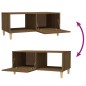 vidaXL Couchtisch Braun Eichen-Optik 89,5x50x40 cm Holzwerkstoff vidaXL Couchtisch Braun Eichen-Optik 89,5x50x40 cm Holzwerkstoff
