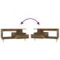 vidaXL Couchtisch Räuchereiche 90x49x45 cm Holzwerkstoff vidaXL Couchtisch Räuchereiche 90x49x45 cm Holzwerkstoff