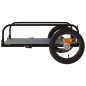 Fahrradanhänger für Lasten Schwarz 122x53x31 cm Eisen Fahrradanhänger für Lasten Schwarz 122x53x31 cm Eisen