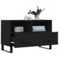 vidaXL TV-Schrank Schwarz 80x36x50 cm Holzwerkstoff vidaXL TV-Schrank Schwarz 80x36x50 cm Holzwerkstoff
