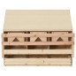 vidaXL 3er Legenest 72x33x54 cm Massivholz Kiefer vidaXL 3er Legenest 72x33x54 cm Massivholz Kiefer