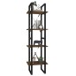 vidaXL Bücherregal 4 Fächer Braun Eiche 40x30x140 cm Holzwerkstoff vidaXL Bücherregal 4 Fächer Braun Eiche 40x30x140 cm Holzwerkstoff