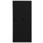 vidaXL Kleiderschrank Schwarz 80x50x180 cm Stahl vidaXL Kleiderschrank Schwarz 80x50x180 cm Stahl