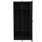 vidaXL Kleiderschrank Schwarz 80x50x180 cm Stahl vidaXL Kleiderschrank Schwarz 80x50x180 cm Stahl