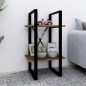 vidaXL Bücherregal 2 Fächer Braun Eiche-Optik 40x30x70cm Holzwerkstoff vidaXL Bücherregal 2 Fächer Braun Eiche-Optik 40x30x70cm Holzwerkstoff