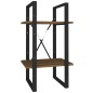 vidaXL Bücherregal 2 Fächer Braun Eiche-Optik 40x30x70cm Holzwerkstoff vidaXL Bücherregal 2 Fächer Braun Eiche-Optik 40x30x70cm Holzwerkstoff