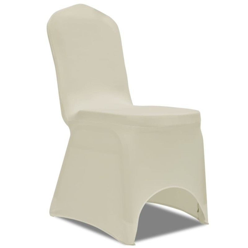 50 x Stuhlhusse Stretchhusse cremefarben 50 x Stuhlhusse Stretchhusse cremefarben