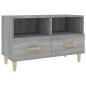 vidaXL TV-Schrank Grau Sonoma 80x36x50 cm Holzwerkstoff vidaXL TV-Schrank Grau Sonoma 80x36x50 cm Holzwerkstoff