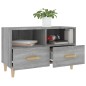 vidaXL TV-Schrank Grau Sonoma 80x36x50 cm Holzwerkstoff vidaXL TV-Schrank Grau Sonoma 80x36x50 cm Holzwerkstoff