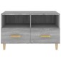 vidaXL TV-Schrank Grau Sonoma 80x36x50 cm Holzwerkstoff vidaXL TV-Schrank Grau Sonoma 80x36x50 cm Holzwerkstoff