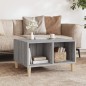 vidaXL Couchtisch Grau Sonoma 60x50x36,5 cm Holzwerkstoff vidaXL Couchtisch Grau Sonoma 60x50x36,5 cm Holzwerkstoff