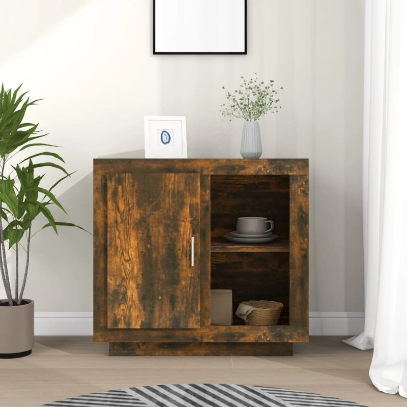 vidaXL Sideboard Räuchereiche 80x40x75 cm vidaXL Sideboard Räuchereiche 80x40x75 cm