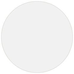 vidaXL Tischfolie Matt Ø 80 cm 2 mm PVC