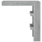 vidaXL Wand-Bartisch Grau Sonoma 102x45x103,5 cm Holzwerkstoff vidaXL Wand-Bartisch Grau Sonoma 102x45x103,5 cm Holzwerkstoff