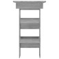 vidaXL Wand-Bartisch Grau Sonoma 102x45x103,5 cm Holzwerkstoff vidaXL Wand-Bartisch Grau Sonoma 102x45x103,5 cm Holzwerkstoff